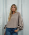 Titouan taupe - Pull ample