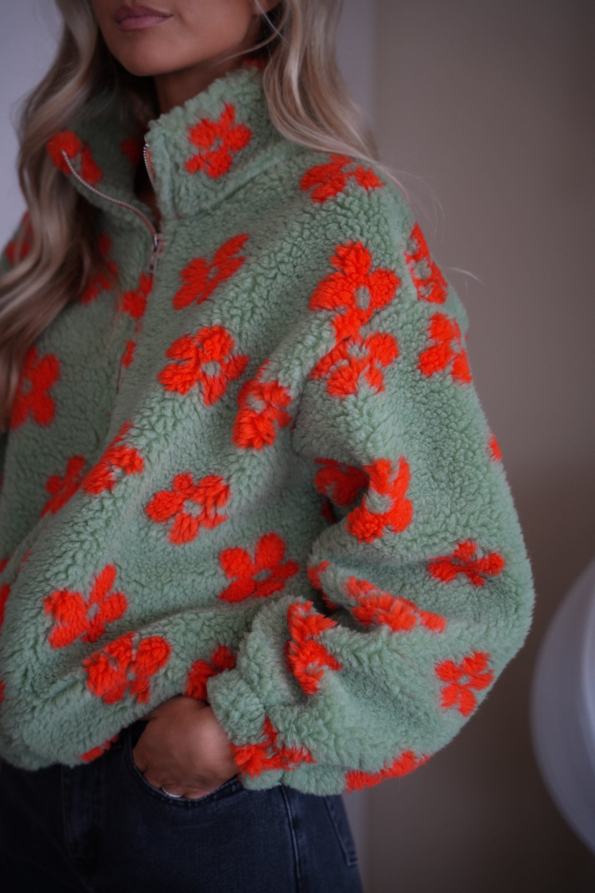 Lisa verte - Veste polaire