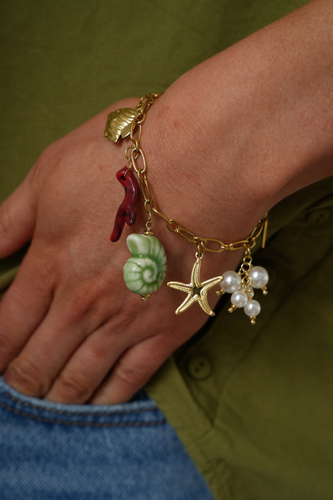 Elka coloré - Bracelet acier