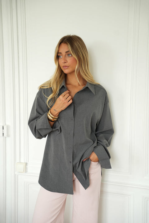 Nona grise - Chemise ample