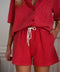 Ezra rouge - Short en jean