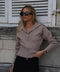 Abi taupe - Gilet zippé