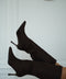 Ofelie chocolat - Bottes à talons