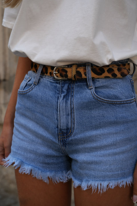 Sanna léopard - Ceinture imprimée