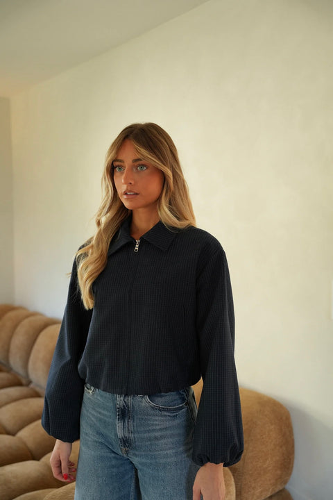 Bea marine - Veste zippée