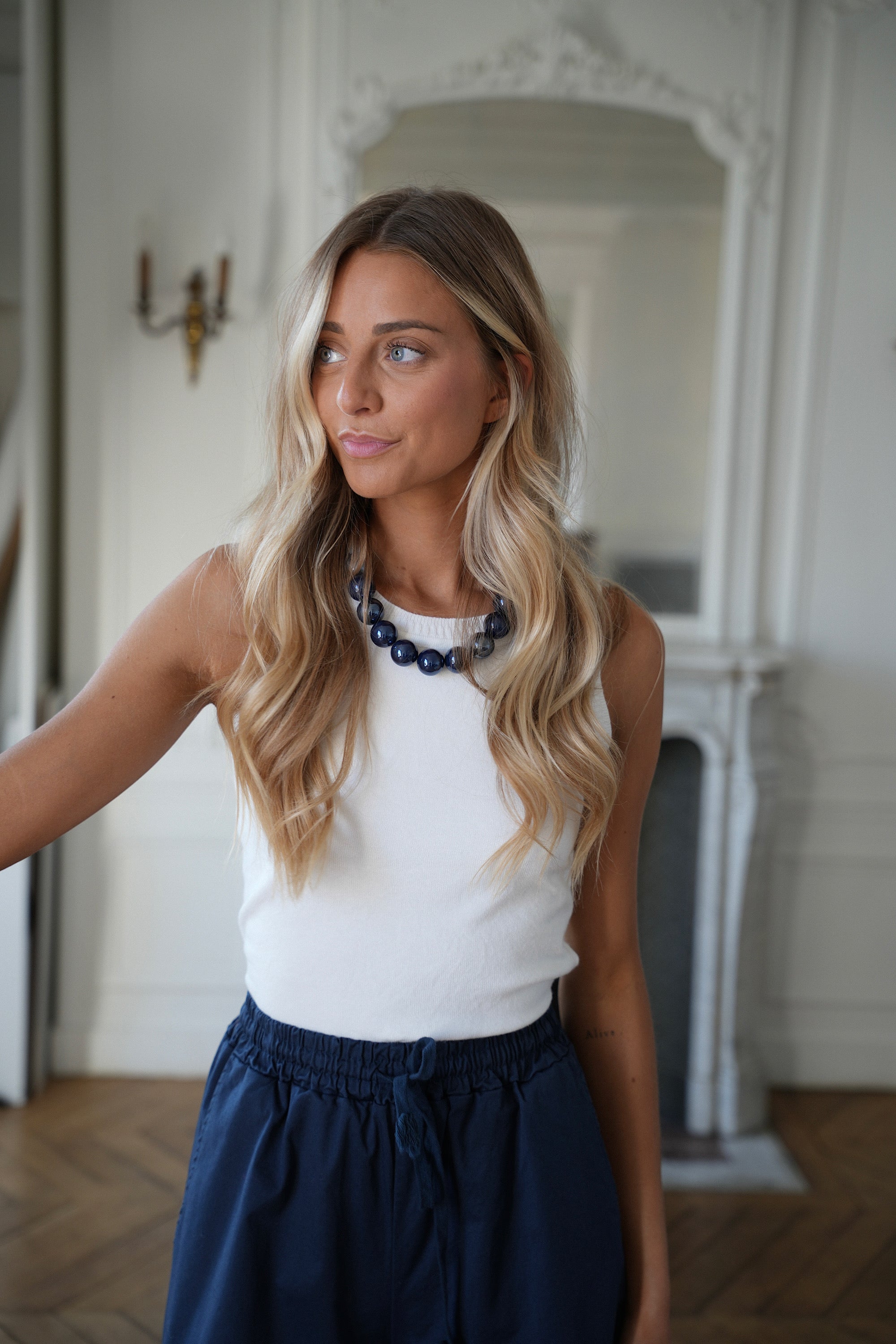 Belinda blanc - Top sans manches