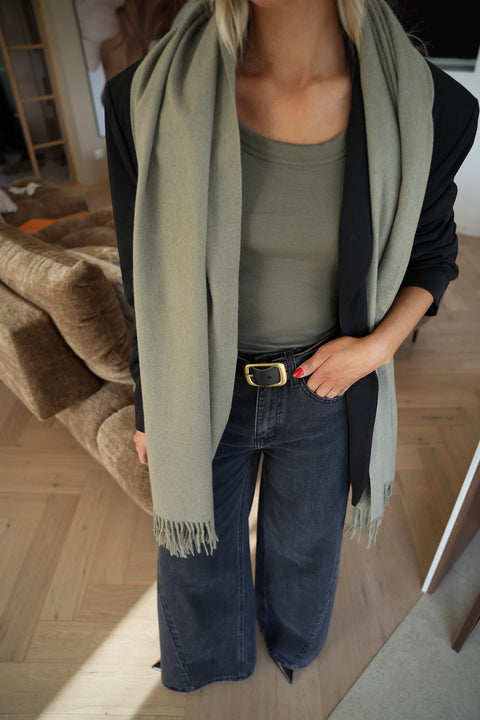 Polly kaki - Pull fin