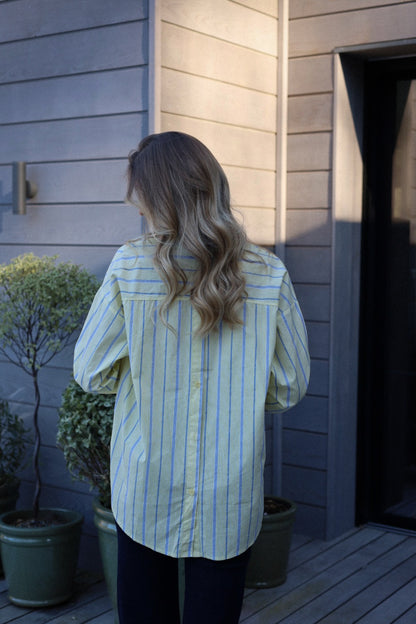 Victoire jaune - Chemise rayée