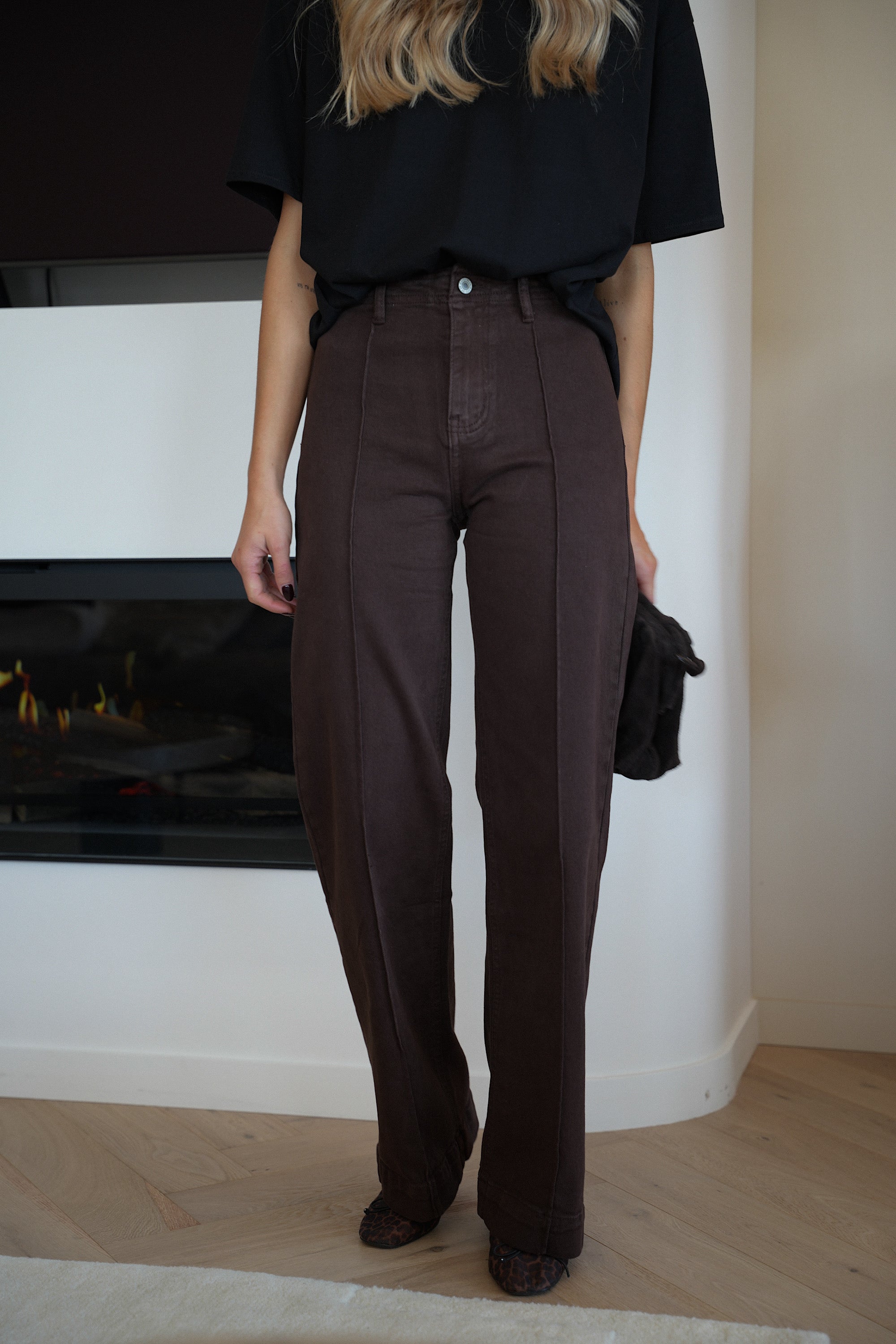 Moka chocolat - Jean droit
