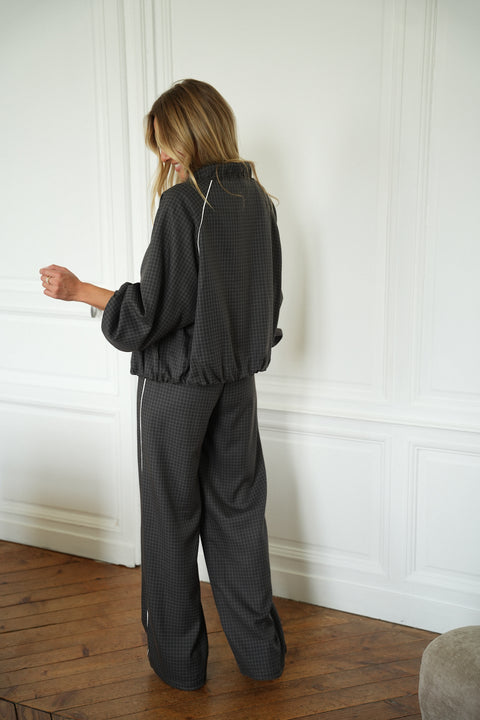 Kamilla marine - Pantalon droit
