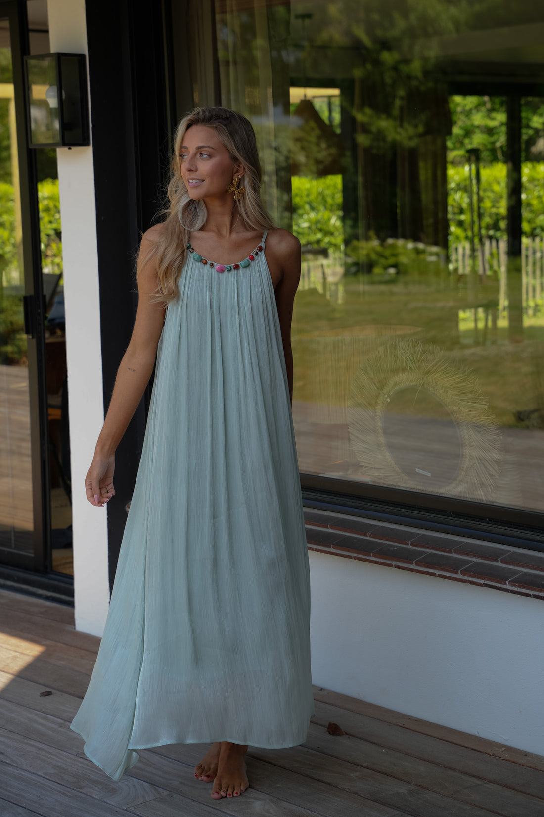 Una verte - Robe longue
