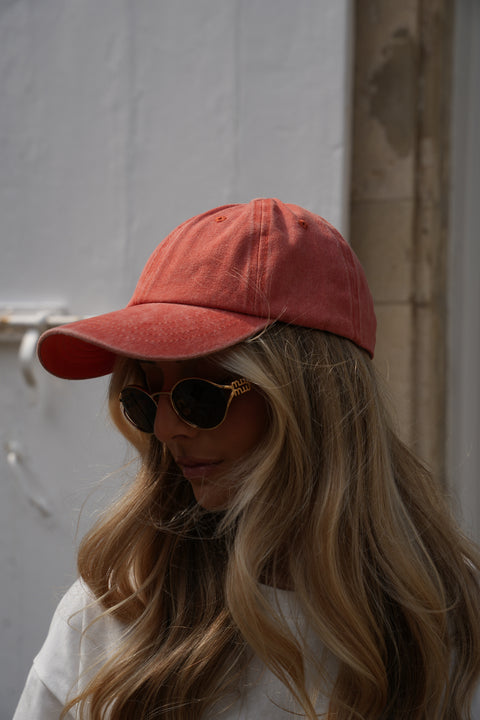 Mio orange - Casquette toile