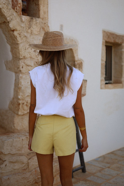 Sirena jaune - Short taille haute