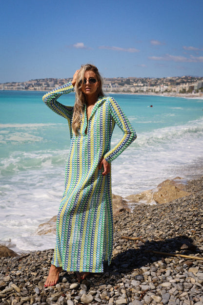 Pauline verte - Robe crochet