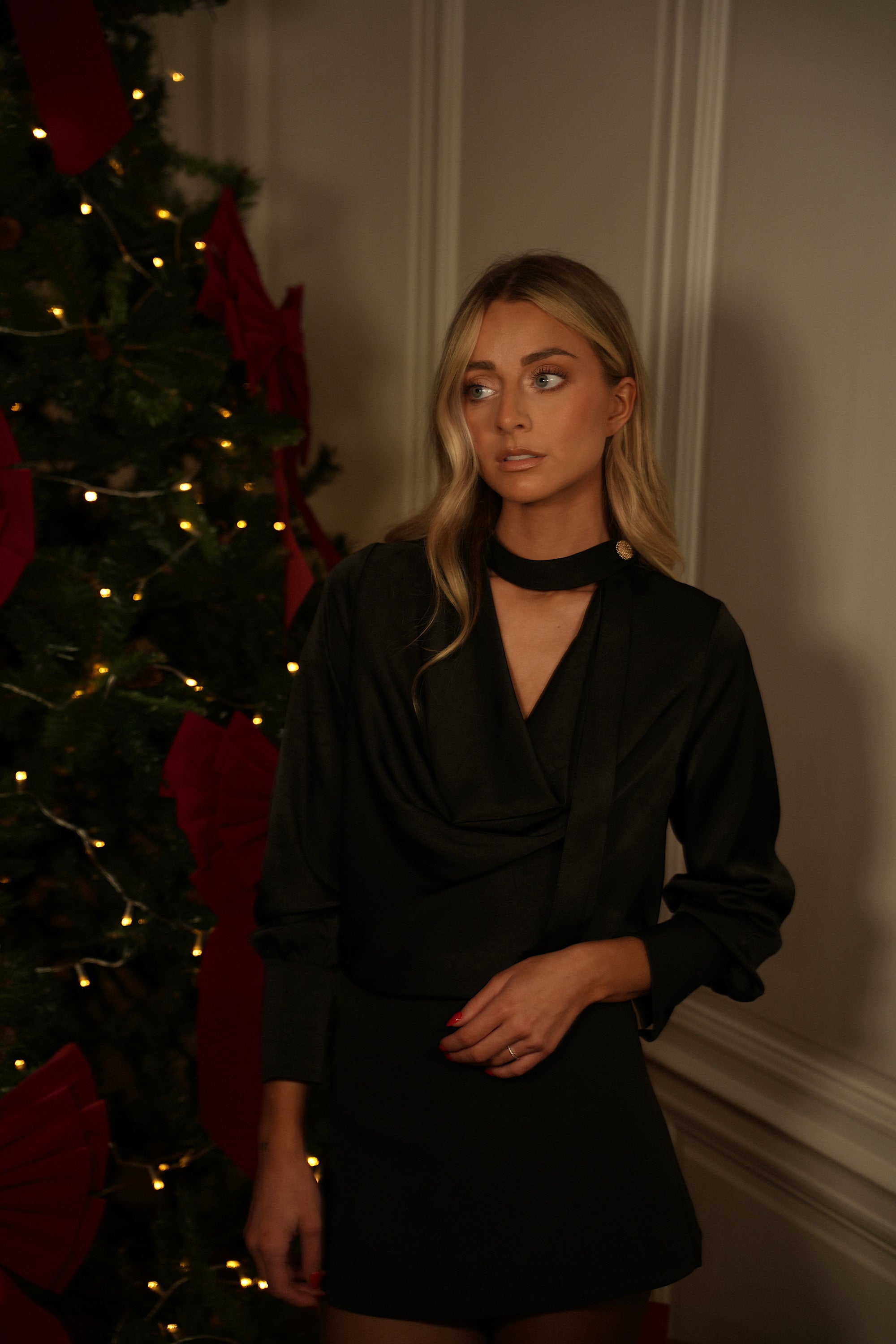 Sandra noire - Blouse fluide