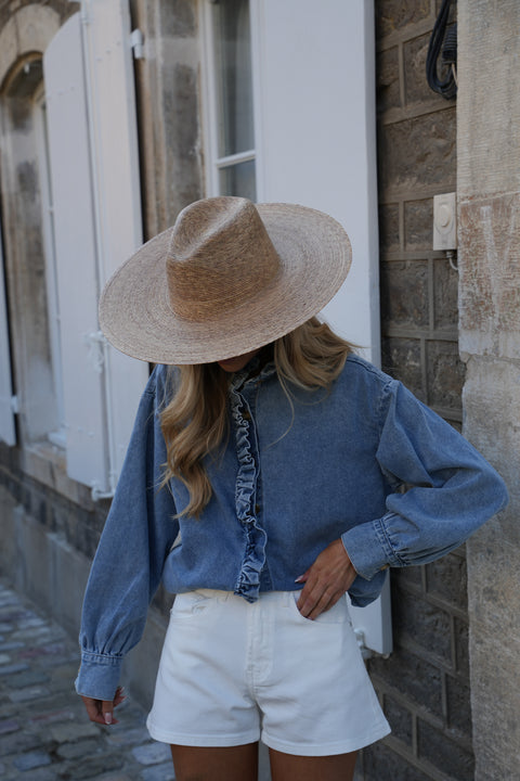 Malory bleue - Chemise en jean