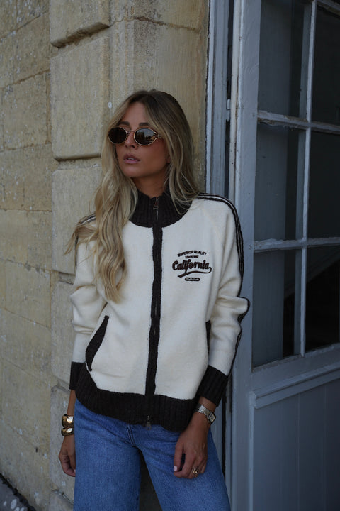 California beige - Gilet zippé