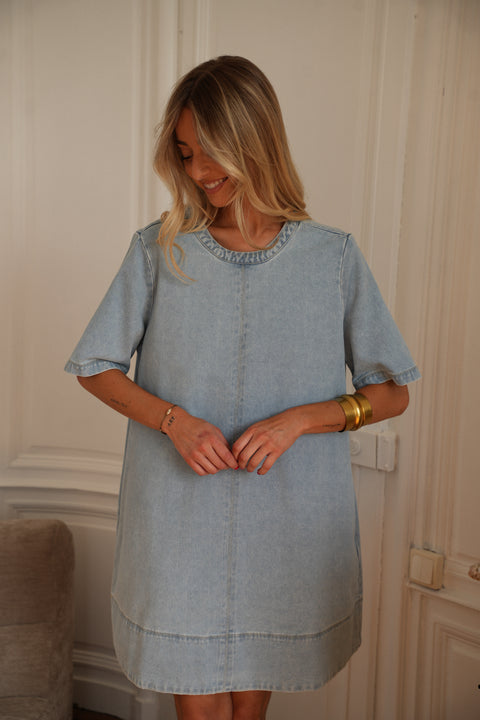 Zaho bleue - Robe en jean