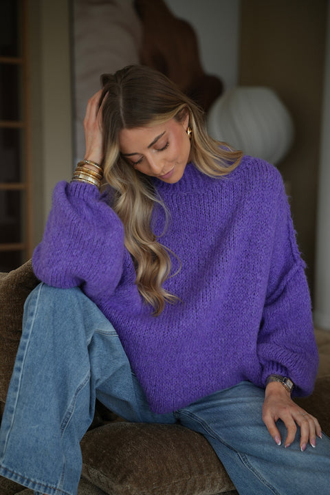 Liliane violet - Pull ample