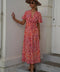 Zoeva fuschia - Robe fleurie