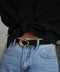 Anastasia noire - Ceinture cuir