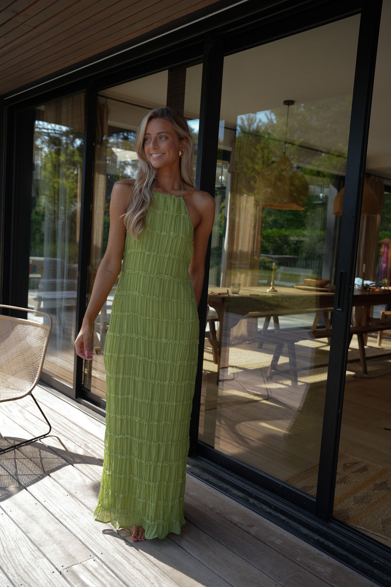 Miranda verte - Robe longue