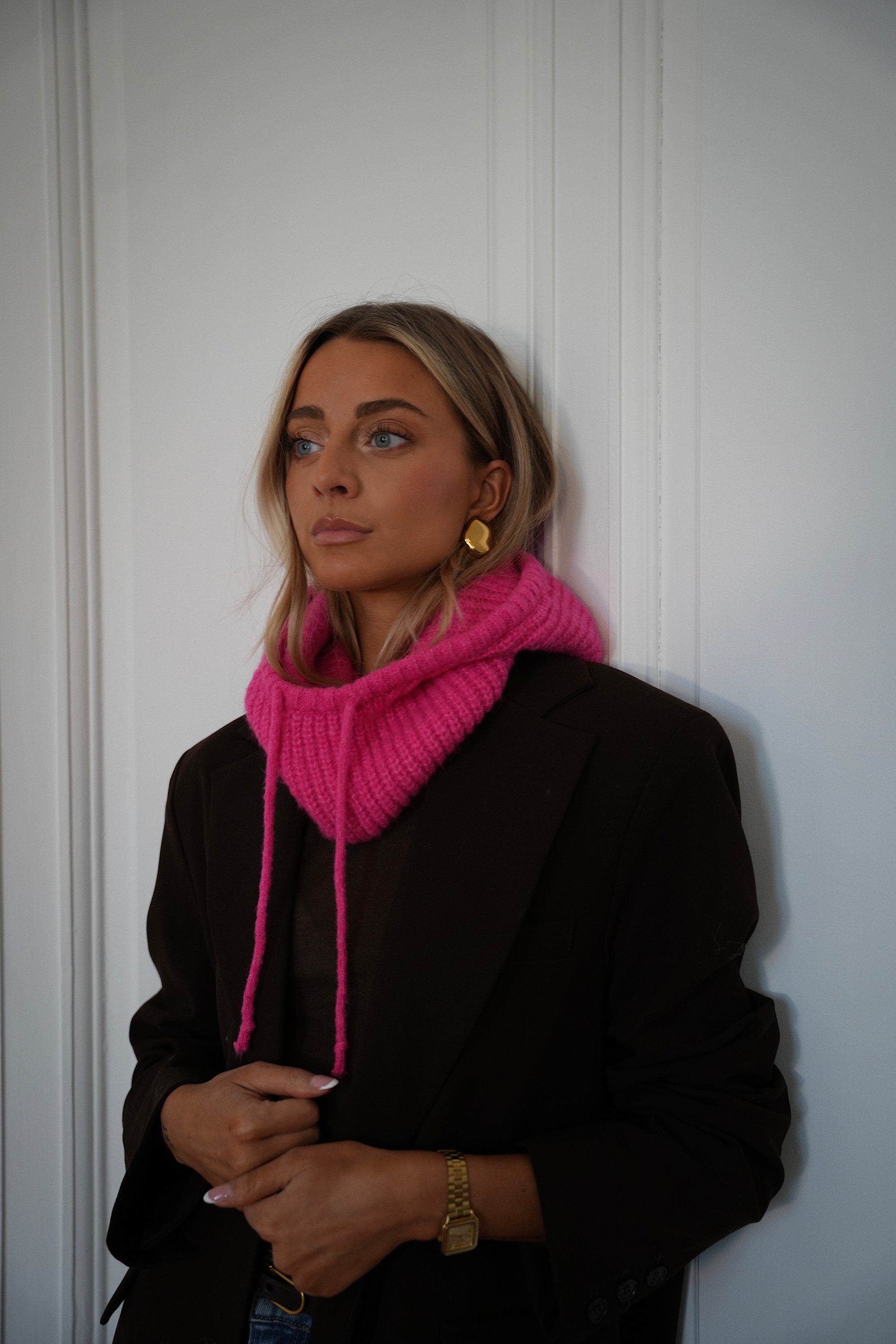 Milie fuschia - Cagoule douce