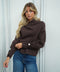 Danna chocolat - Pull doux