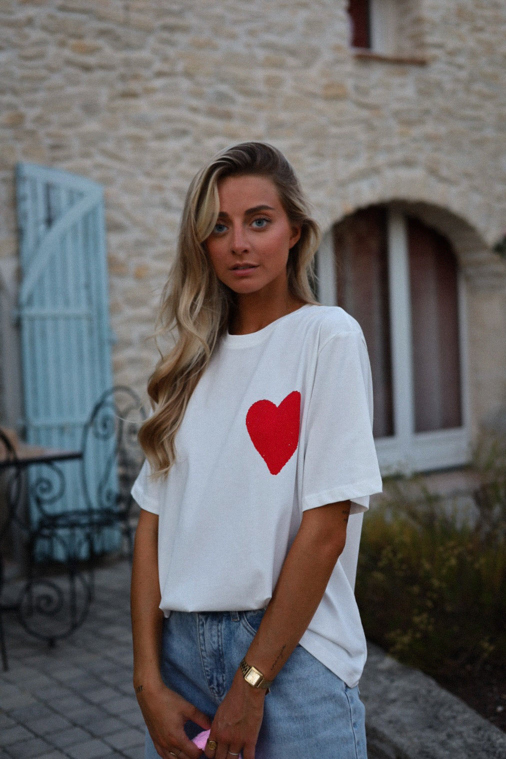 Achille blanc - T-shirt imprimé