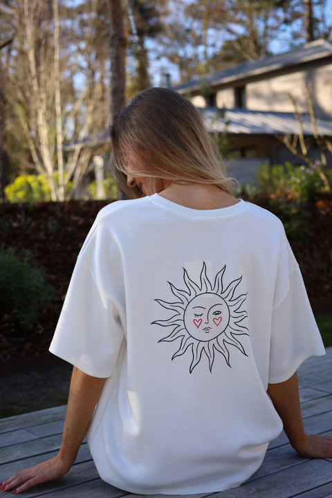 Lilo blanc - T-shirt soleil