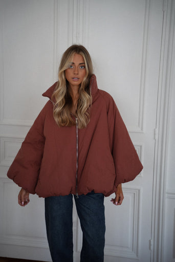 Montaine terracotta - Manteau oversize