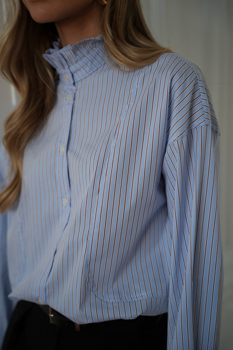 Evane bleue - Chemise ample