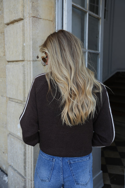 Suzie chocolat - Gilet zippé