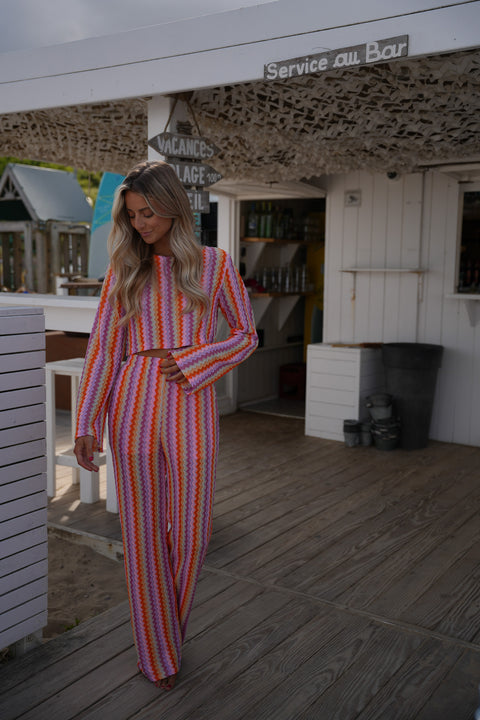 Effi colorée - Blouse crochet