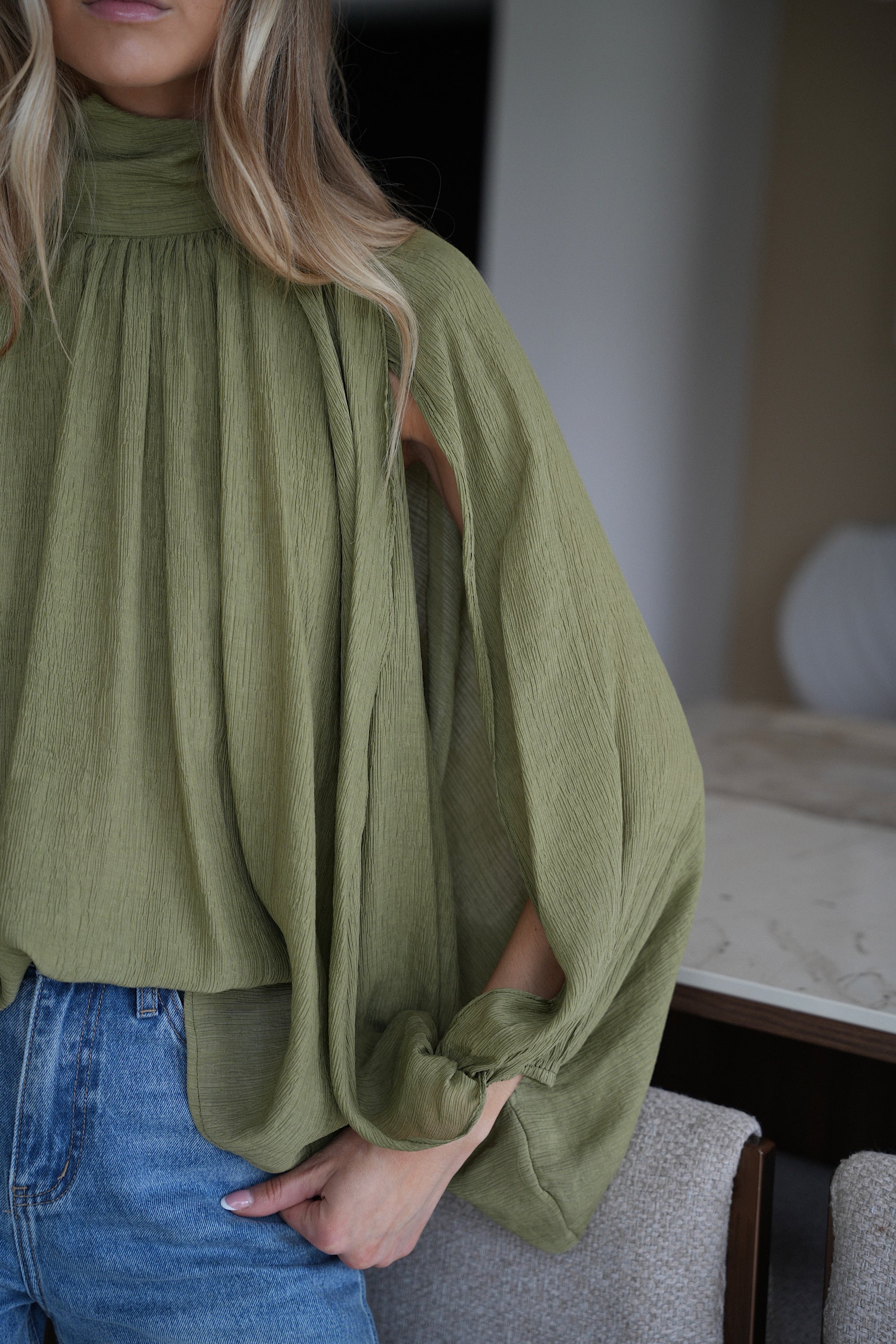 Emiliana verte - Blouse ample