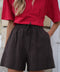 Gladys chocolat - Short bermuda