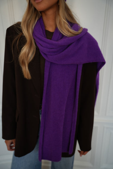 Jess violette - Écharpe douce