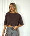 Indy chocolat - T-shirt ample