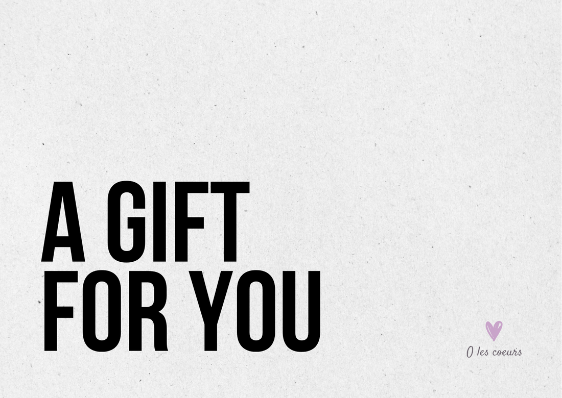 E-Carte cadeau O les cœurs