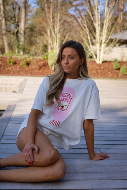 Hanz blanc - T-shirt imprimé