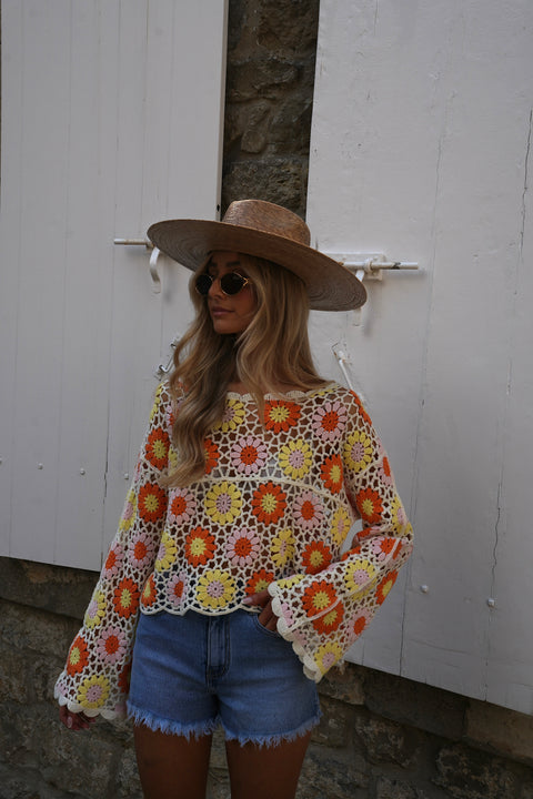 Zila coloré - Blouse crochet