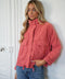 Dolores corail - Veste matelassée
