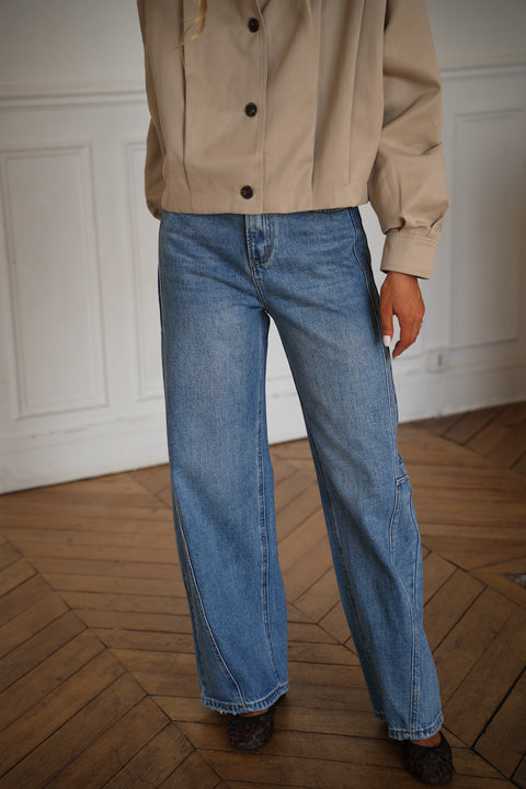 Ofelia bleu - Jean droit