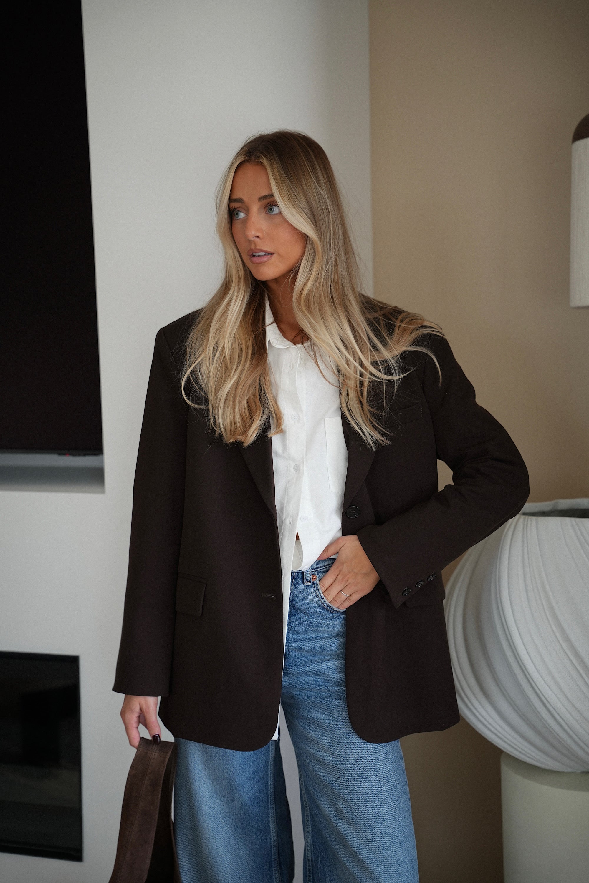 Grayce chocolat - Veste blazer