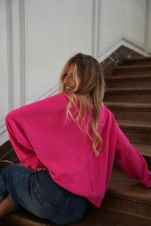 Izac rose - Sweat-shirt ample