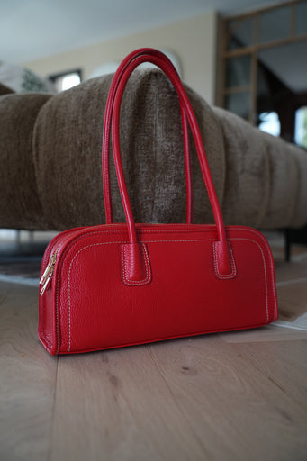 Nella rouge - Sac en cuir