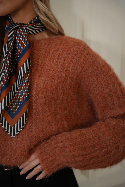 Lila terracotta - Pull ample