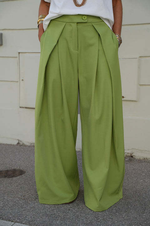 Chelsea vert - Pantalon ample