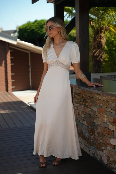 Gulia crème - Robe longue