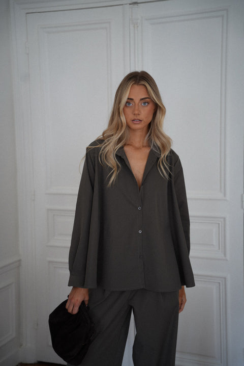 Orlanne kaki - Chemise ample